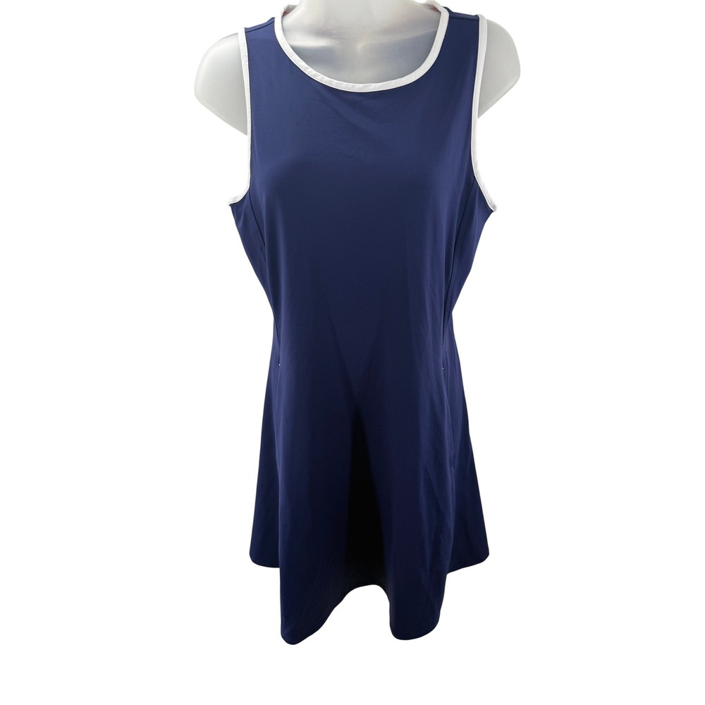 Tommy Bahama Islandzone Navy Sleeveless Tennis Pickleball Dress Womens XSmall